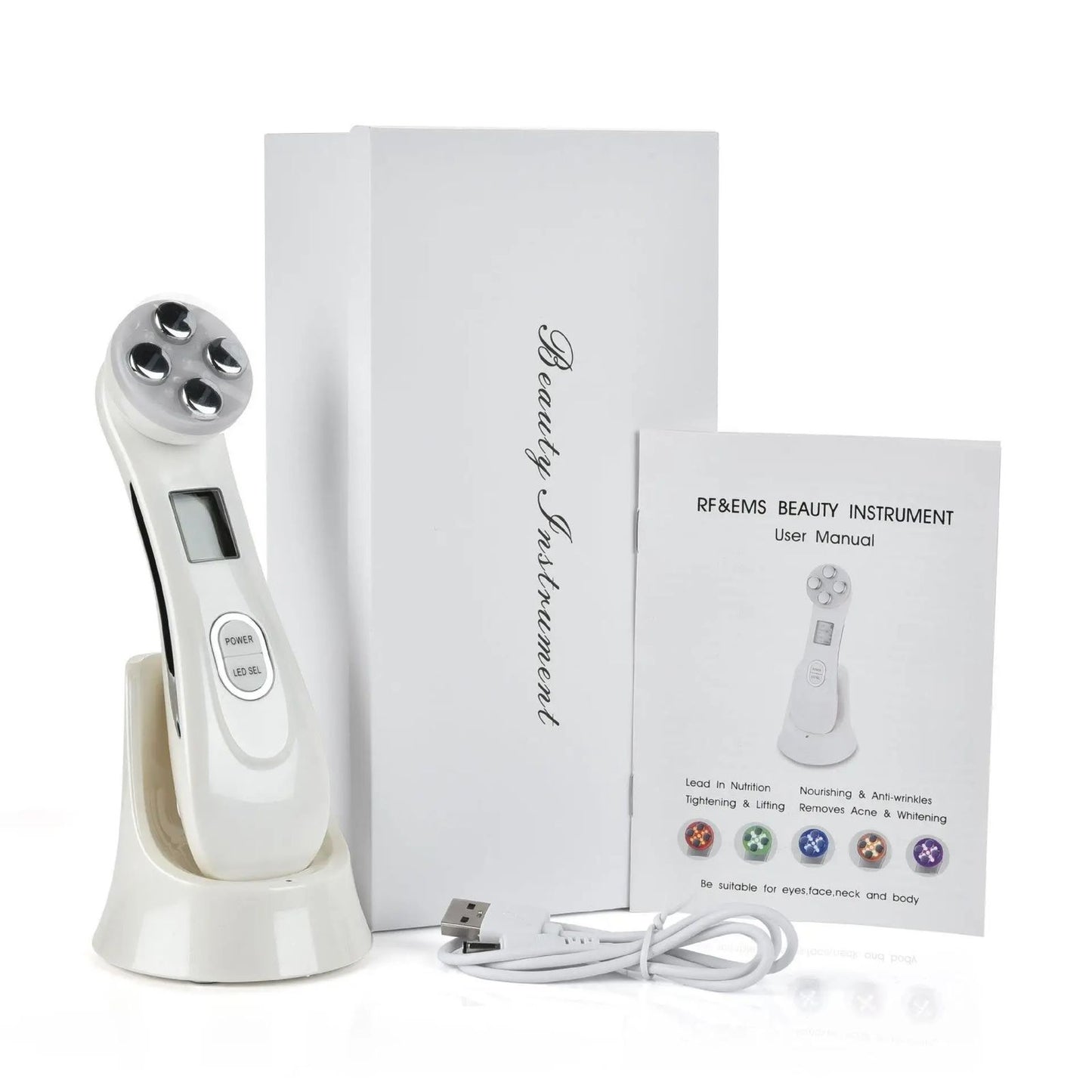 Masajeador facial radiofrecuencia